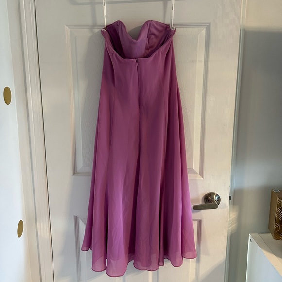 Dessy Collection Pink Strapless Dress - Picture 4 of 4